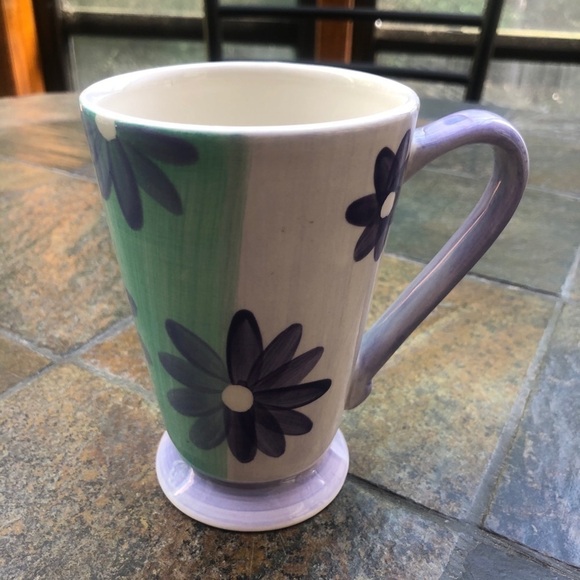 1999 Hand-Painted Herman Dodge & Son Floral Mug- - Picture 2 of 8